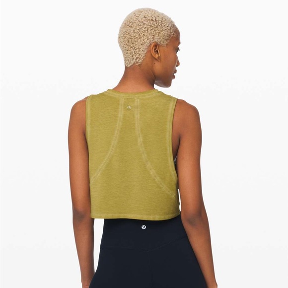 Lululemon Muscle Love Crop Tank Washed Grape Leaf - Picture 3 of 6